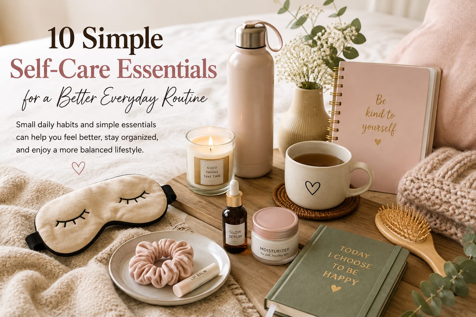 10 Simple Self-Care Essentials for a Better Every day Routine,